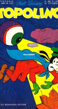 Topolino 0882 - Mondadori 1972 - Italian