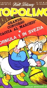 Topolino 1177 - Mondadori 1978 - Italian
