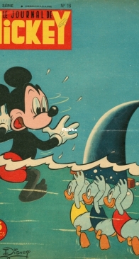 Le Journal de Mickey 0016 -  Hachette 1952 - French