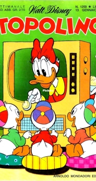 Topolino 1259 - Mondadori 1980 - Italian