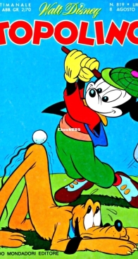 Topolino 0819 - Mondadori 1971 - Italian
