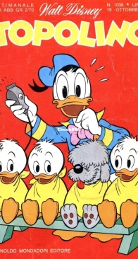 Topolino 1038 - Mondadori 1975 - Italian