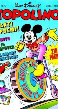 Topolino 1670 - Mondadori 1987 - Italian