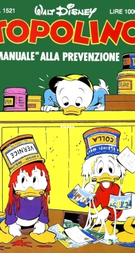 Topolino 1521 - Mondadori 1985 - Italian