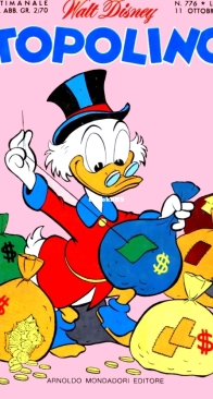Topolino 0776 - Mondadori 1970 - Italian