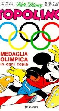 Topolino 0861 - Mondadori 1972 - Italian