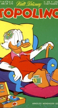Topolino 0876 - Mondadori 1972 - Italian