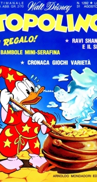 Topolino 1292 - Mondadori 1980 - Italian
