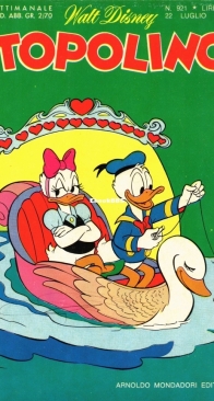Topolino 0921 - Mondadori 1973 - Italian