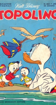 Topolino 0665 - Mondadori 1968 - Italian