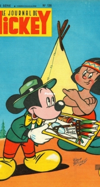Le Journal de Mickey 0136 - Hachette 1955 - French