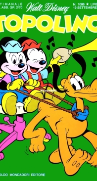 Topolino 1086 - Mondadori 1976 - Italian