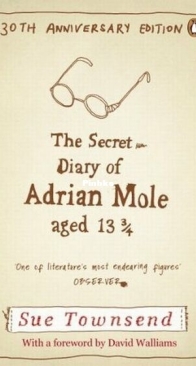 The Secret Diary of Adrian Mole, Aged 13 3/4 - Adrian Mole 1 - Sue Townsend - English