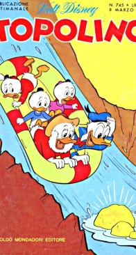 Topolino 0745 - Mondadori 1970 - Italian