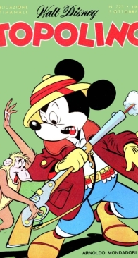Topolino 0723 - Mondadori 1969 - Italian