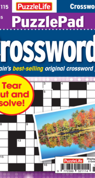 PuzzleLife PuzzlePad Crosswords - Issue 115 - September 2025 - English