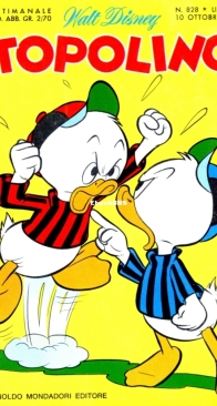 Topolino 0828 - Mondadori 1971 - Italian