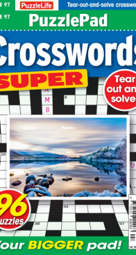 PuzzleLife PuzzlePad Crosswords Super - Issue 97 - November 2025 - English