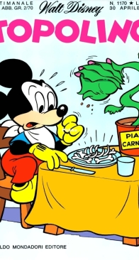 Topolino 1170 - Mondadori 1978 - Italian