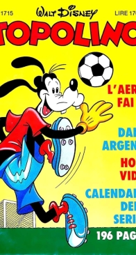 Topolino 1715 - Mondadori 1988 - Italian
