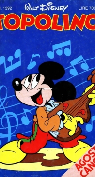 Topolino 1392 - Mondadori 1982 - Italian