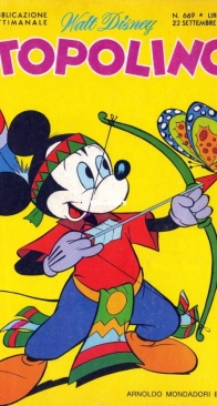 Topolino 0669 - Mondadori 1968 - Italian