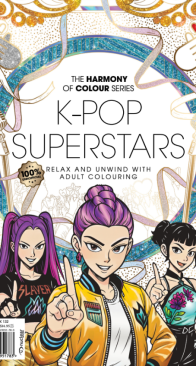 K-Pop Superstars - The Harmony of Colour Series - Colouring Book 131 - 2025 - English