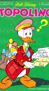 Topolino 0994 - Mondadori 1974 - Italian