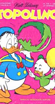 Topolino 0739 - Mondadori 1970 - Italian