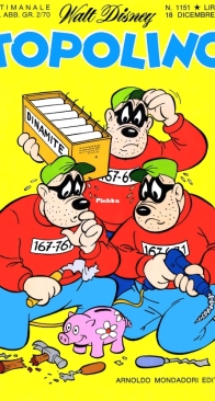 Topolino 1151 - Mondadori 1977 - Italian