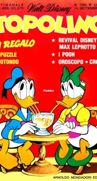 Topolino 1294 - Mondadori 1980 - Italian