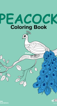 Peacock - Coloring Book - Monkey Pen -  English