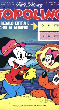 Topolino 1225 - Mondadori 1979 - Italian