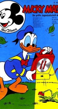 Micky Maus 1972 - 40 - Ehapa - German