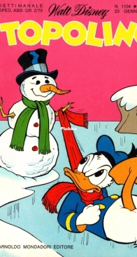Topolino 1104 - Mondadori 1977 - Italian
