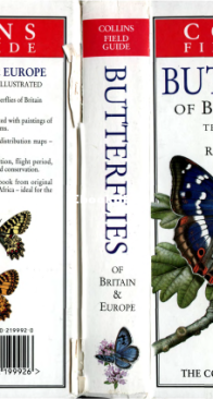 Butterflies of Britain and Europe - Collins Field Guide - Tom Tolman - English