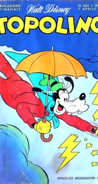 Topolino 0645 - Mondadori 1968 - Italian