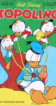 Topolino 0872 - Mondadori 1972 - Italian
