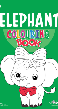 Elephant - Colouring Book - Monkey Pen - English