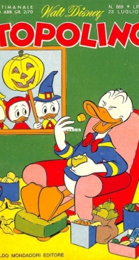 Topolino 0869 - Mondadori 1972 - Italian
